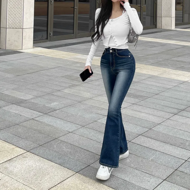 +영상핏[허리쏙MADE/기본or롱] 리얼 마네킹 허리쏙 투버튼 워싱 부츠컷팬츠 부츠컷데님 보정청바지 인생청바지 홀리허리쏙 S,M,L 상세 이미지 52