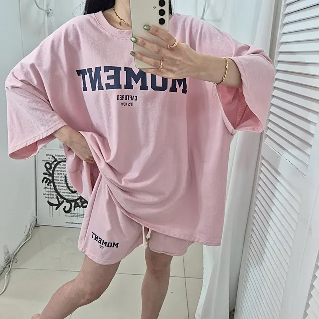 [4COLOR/~3XL] 오버핏 모먼트 트레이닝세트 상세 이미지 14