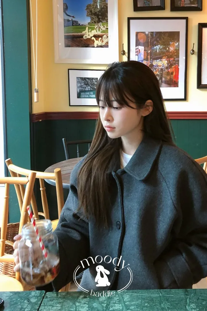 [키작녀/데이트룩]  몬드 모직 하프 코트 (3color) 상세 이미지 1