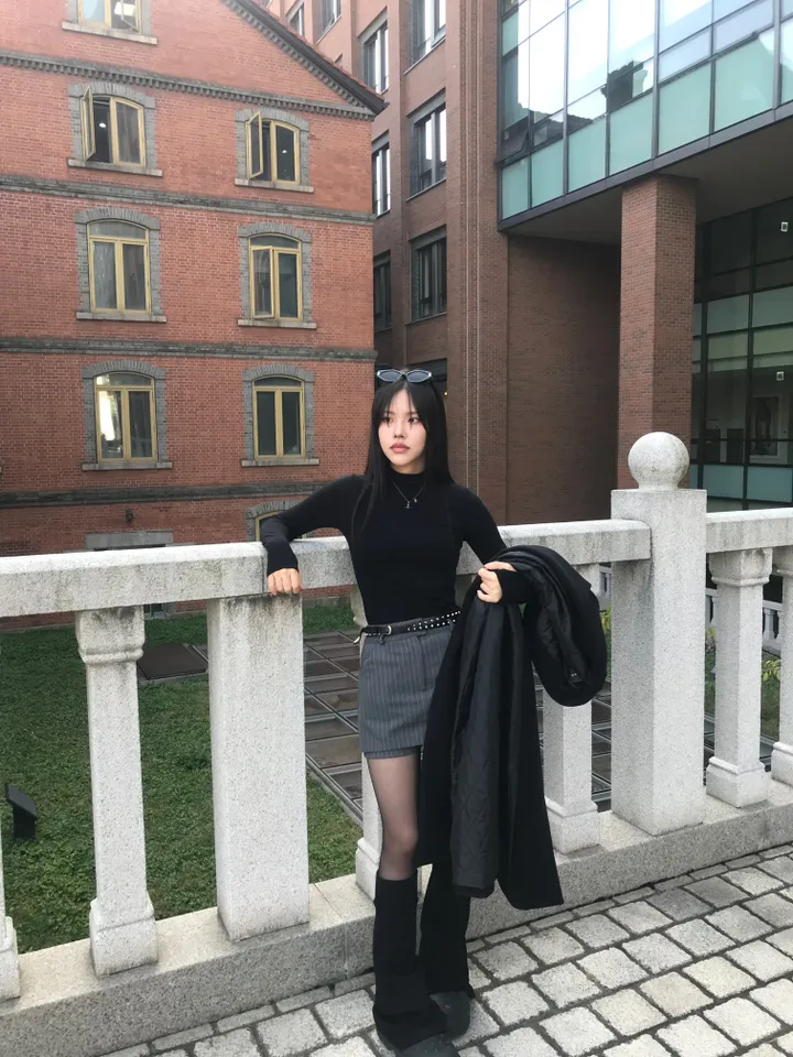 [울함유고퀄🖤] 엘리 울 더블 버튼 뒤트임 누빔 겨울 롱 코트 상세 이미지 30