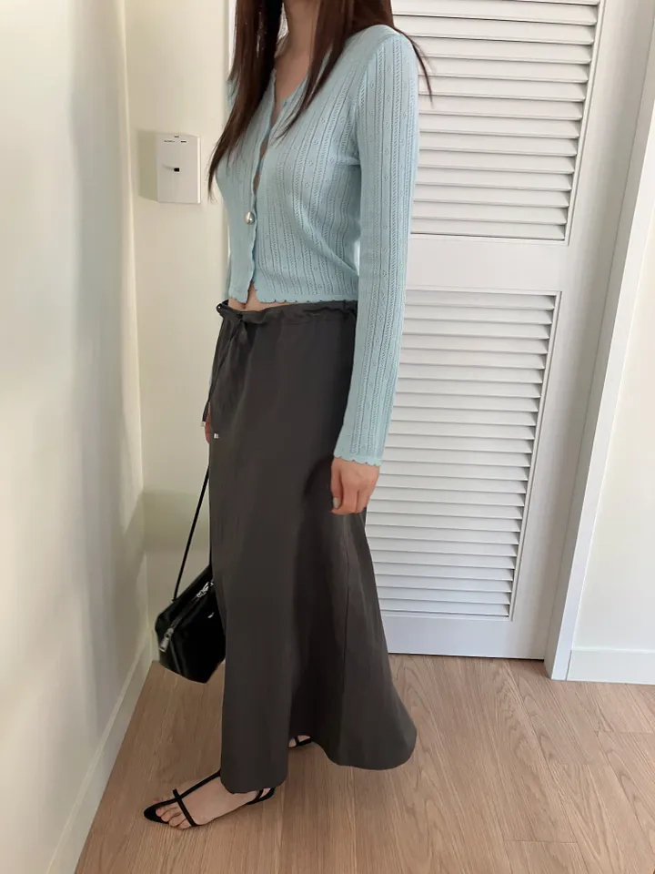 [썸머/데일리]웨이브 펀칭 썸머 가디건(4컬러) 상세 이미지 33
