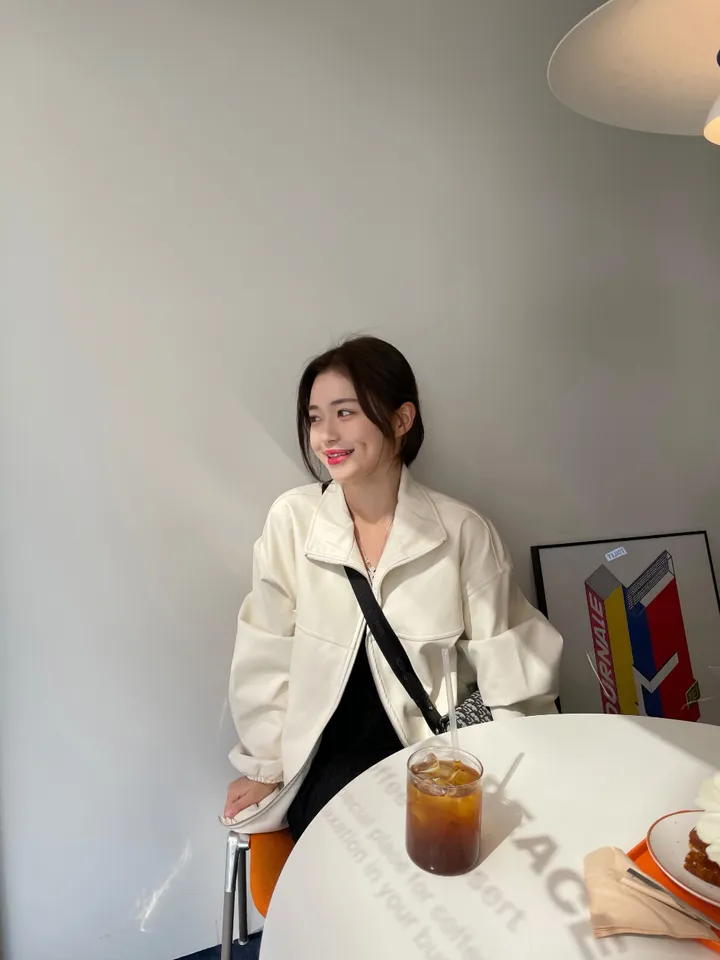 [주문폭주/MADE] 남녀공용 로제 오버핏 레더자켓 상세 이미지 115