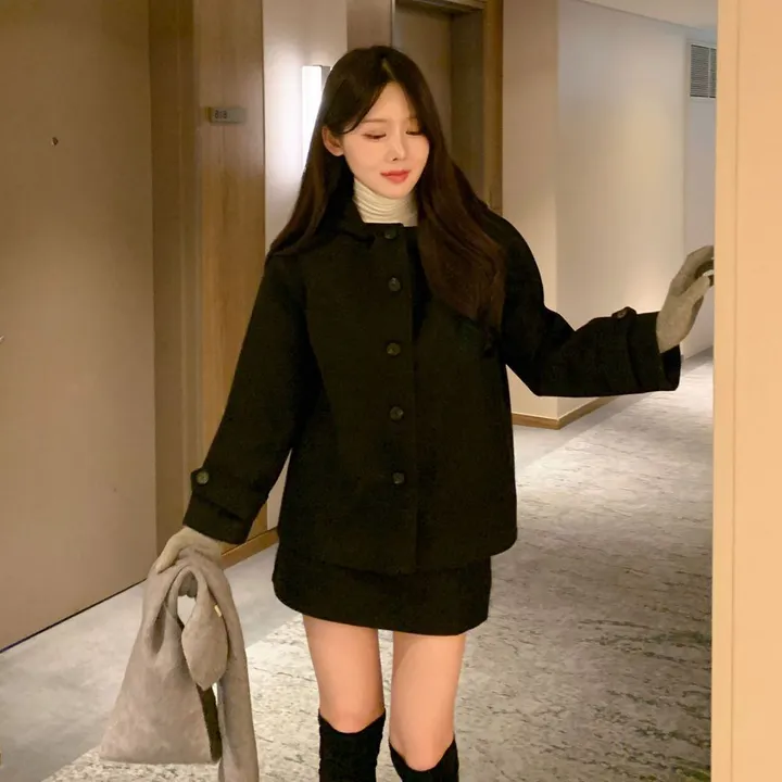 [겨울신상✨] 후드 숏코트 / 코트 후드코트 떡볶이코트 겨울코트 겨울자켓 핸드메이드 코트 숏코트 퍼코트 모직코트 울코트 연말룩 벨트코트 밍크코트 롱패딩 숏패딩 코듀로이 기모 케이프코트 망토코트 숄코트 무스탕 퍼자켓 더블코트 하프코트 기모 후드롱코트 겨울 상세 이미지 41