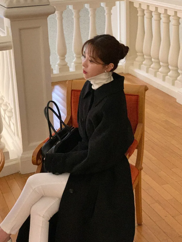 도리 롱코트 울코트 핸드메이드코트 겨울자켓 상세 이미지 31