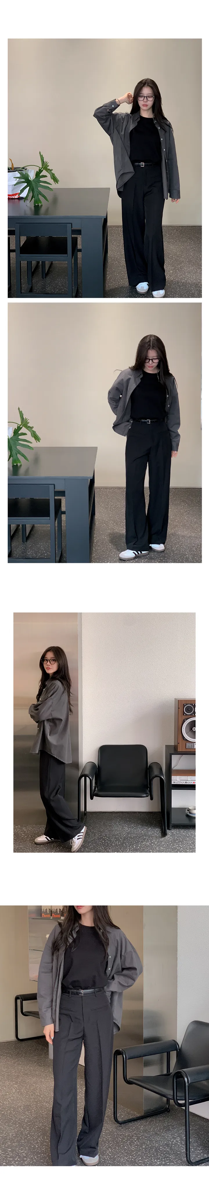 [4천장판매][MADE/핏보장인생셔츠] 에디 프렌치 코튼 오버핏 셔츠 남방 남녀공용 보이핏 레이어드 봄옷 봄신상 봄코디 봄상의 봄셔츠- 7color (KD1457,KD1910) 상세 이미지 110