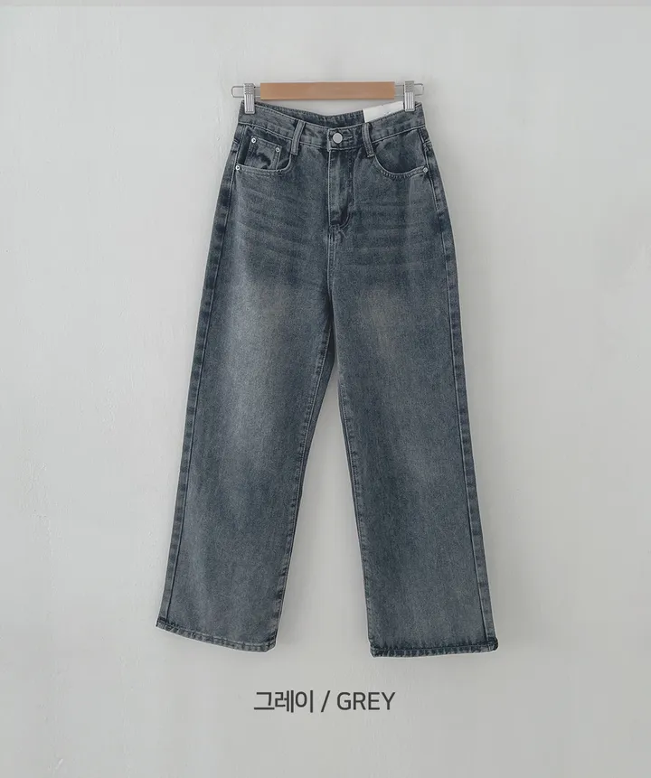 [3단기장/S-2XL/인생데님👖] 로킷 데님 와이드핏 롱 워싱 데님 팬츠 6colors 상세 이미지 35