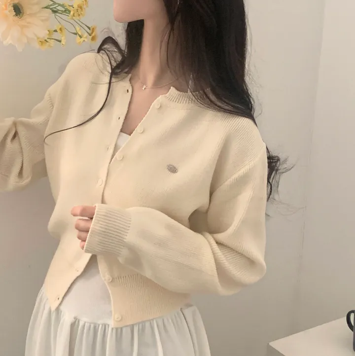 [봄🌸/부드러운!] 싱볼 라운드 펜던트 니트여리핏 가디건 - 6color 상세 이미지 22