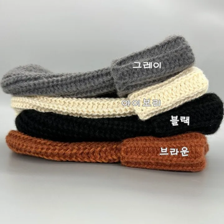겨울 골지 니트 비니 패션 비니 상세 이미지 9