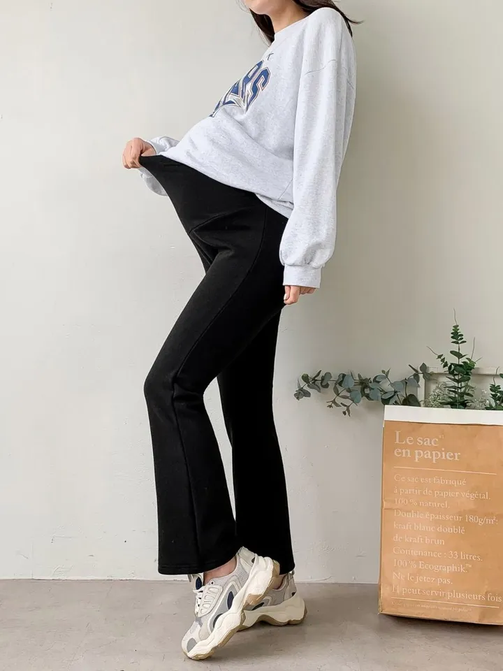 가을 겨울 임산부 특기모 나팔레깅스 상세 이미지 4