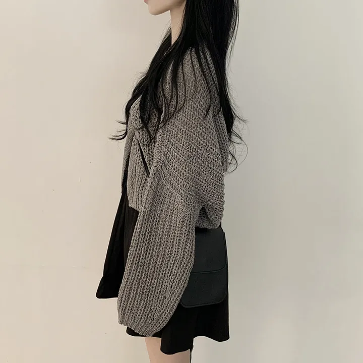[고퀄!살탐방지] 왕박시 린넨 부클 여름니트 벌룬 크롭가디건 상세 이미지 41