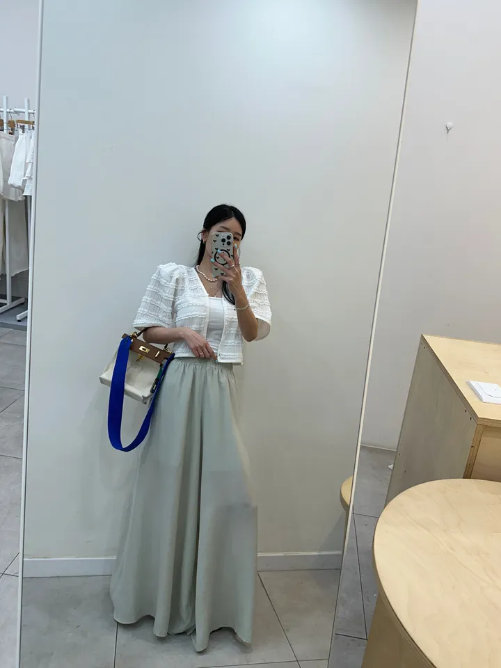 [러블리 한가득~❤️] 봉긋 레이스 엔젤 퍼프 크롭 가디건 상세 이미지 69