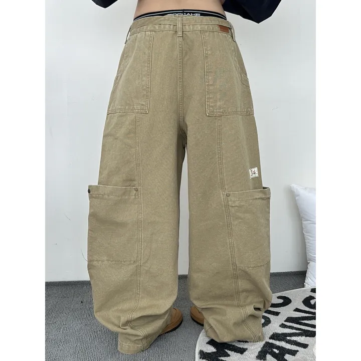 [UNISEX]라코 컬러 배색 포인트 빈티지 후드 야상 점퍼 자켓(3color) 상세 이미지 33
