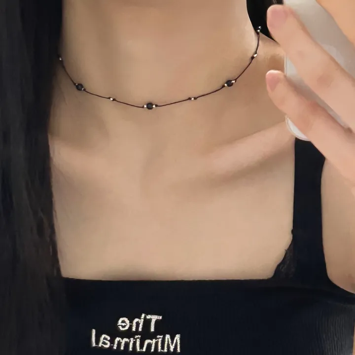 [키쿄제작] 2color pearl choker 상세 이미지 5