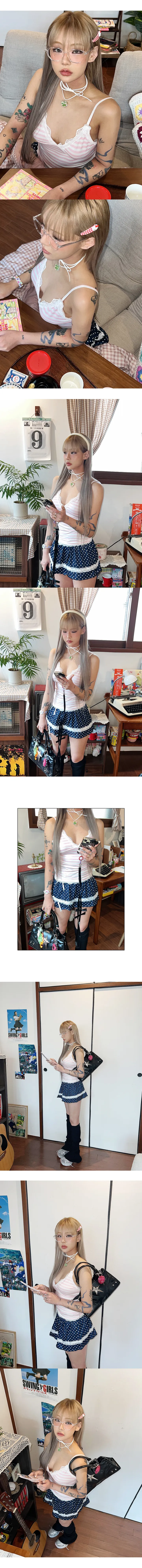 (당일발송)행운 스트랩 네크리스 목걸이 상세 이미지 3