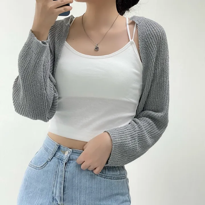 [여리핏/지금부터 쭉~] 엘르 볼레로 가디건 크롭가디건 여름가디건 상세 이미지 38