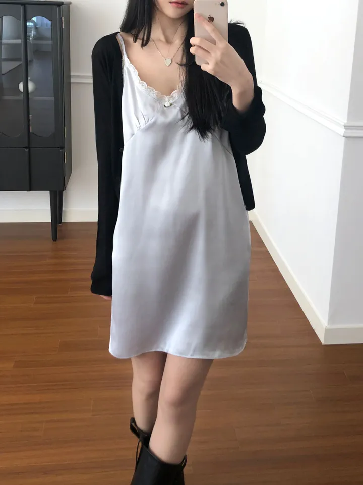 텐셀 브이넥 가디건 (3color) 상세 이미지 19