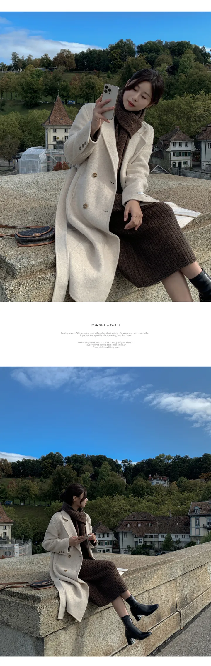 [자체제작/1만장돌파!/S-L] 브랜던 프리미엄 더블 울 핸드메이드 롱 코트 상세 이미지 122