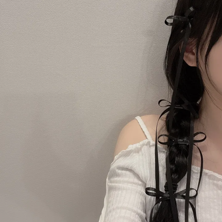 당일🎀/+색상추가/최저가 [자체제작/2,4,6p] 새틴 롱리본핀 7color / 헤어핀 머리핀 집게핀 리본 발레코어 공주 체육대회 워터밤 뉴진스 제니 우정 커플 포인트 z005 상세 이미지 38