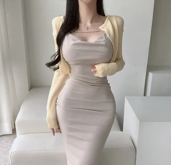 *당일* 베이직 미소 크롭 가디건 6color 크롭가디건 레이어드 간절기 내수 상세 이미지 20