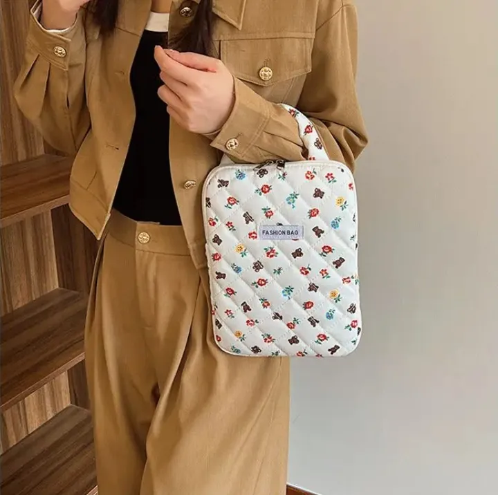발레코어 베어 자수 누비 아이패드 태블릿 케이스 노트북 가방 11인치 13인치 15인치 아이패드파우치 상세 이미지 104