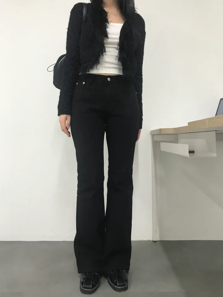코튼 슬림 부츠컷 팬츠(2color) 상세 이미지 11