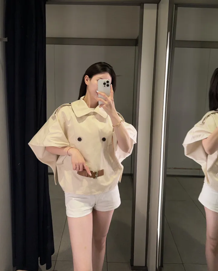 [premium] 25ss 트렌치 케이프 코트 [2color] 상세 이미지 10