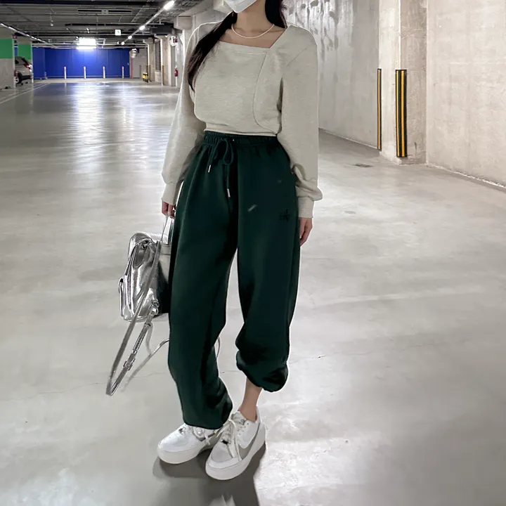 [8color/MADE] 하이퀄리티 웨하스 탄탄 와이드 조거팬츠 봄트레이닝 상세 이미지 139