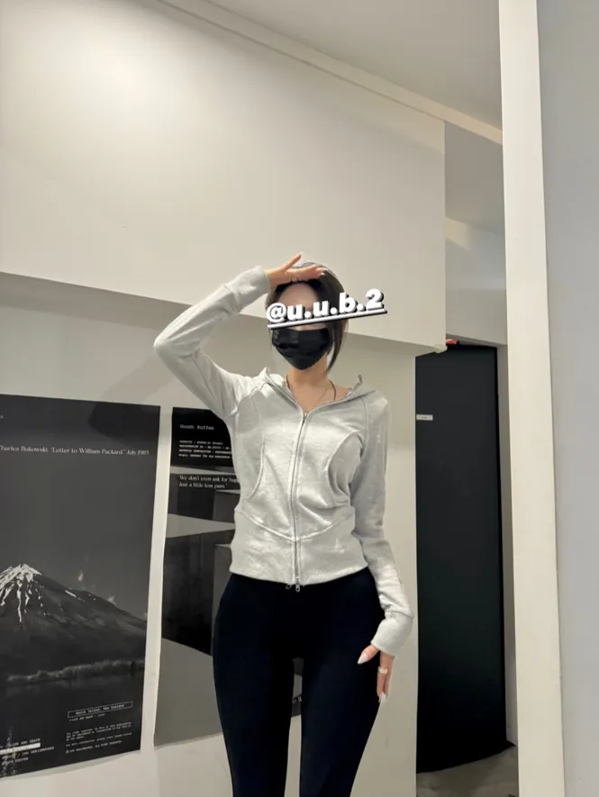 +영상핏 [슬림핏/핏보장!] 여리슬림 꾸안꾸 후드집업 상세 이미지 8