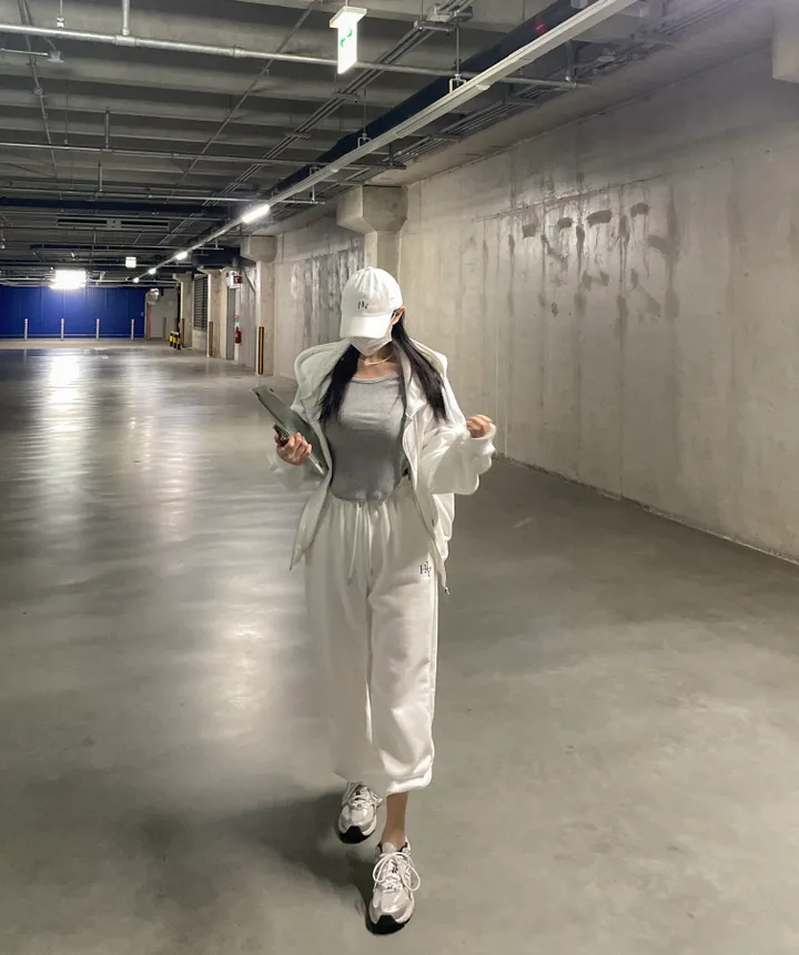 [8color/MADE] 하이퀄리티 웨하스 탄탄 와이드 조거팬츠 봄트레이닝 상세 이미지 29