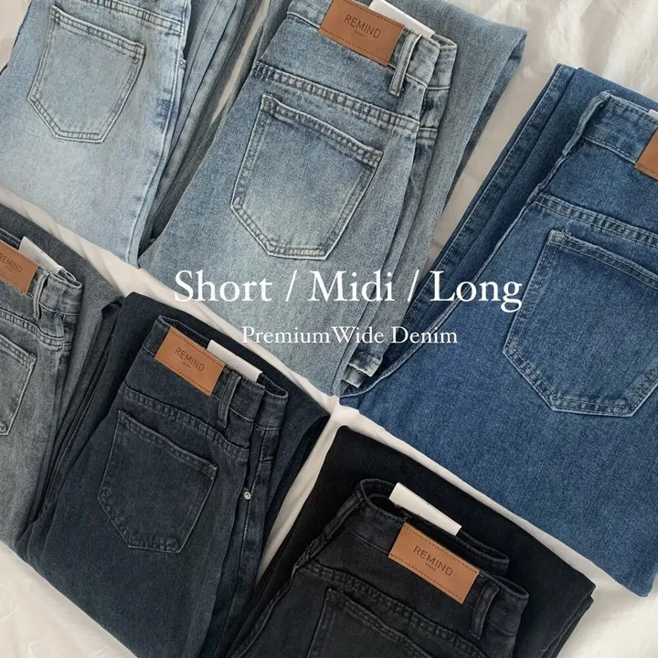 ~2XL [기장선택/인생데님!] 프리미엄 워싱 빈티지 롱 와이드 데님 팬츠 키작녀 키큰녀 기장선택 봄 가을 사계절 상세 이미지 2