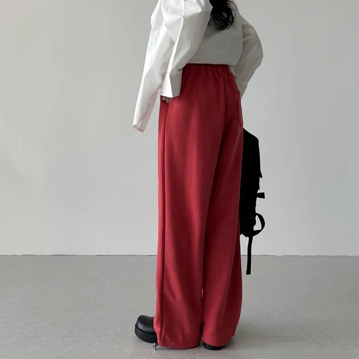 [데일리템] 요거트 컬러 벌룬핏 와이드 트레이닝 일자핏 롱팬츠 상세 이미지 49
