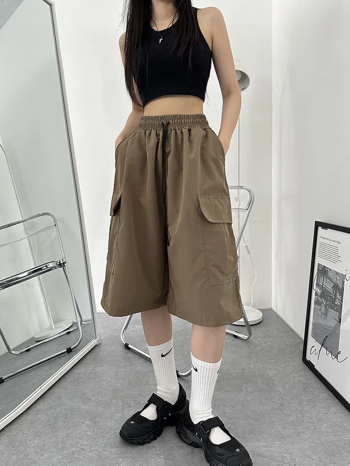 (1+1/2장가격!)[쿨링원단!5부 카고건빵반바지/버뮤다 나일론 반바지] 립톤버뮤다카고반바지 상세 이미지 45