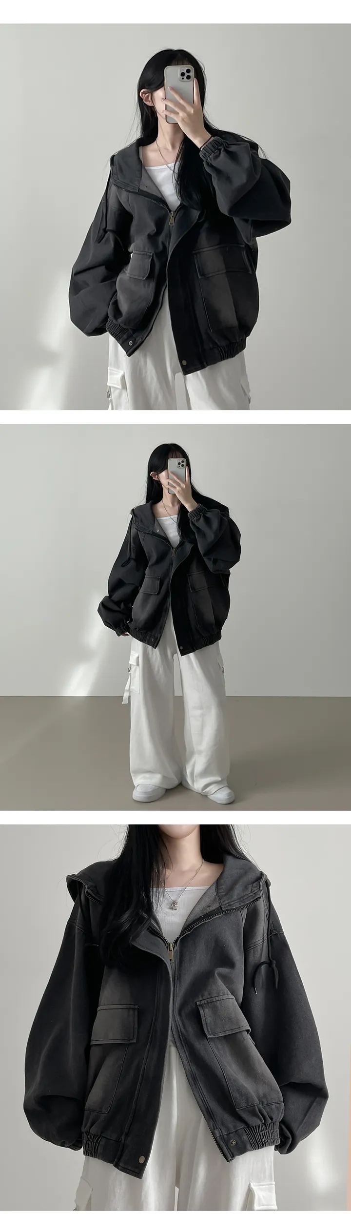 아방핏 데님 워싱 청자켓, 데님자켓 상세 이미지 6