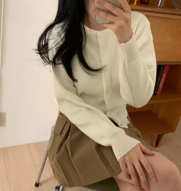 [8col 색감굿 인생핏] 멜리 라운드 니트 가디건 상세 이미지 26