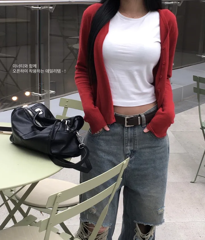 [*간절기템] 러스 v-cd : russ v neck cardigan - 6 color 상세 이미지 8