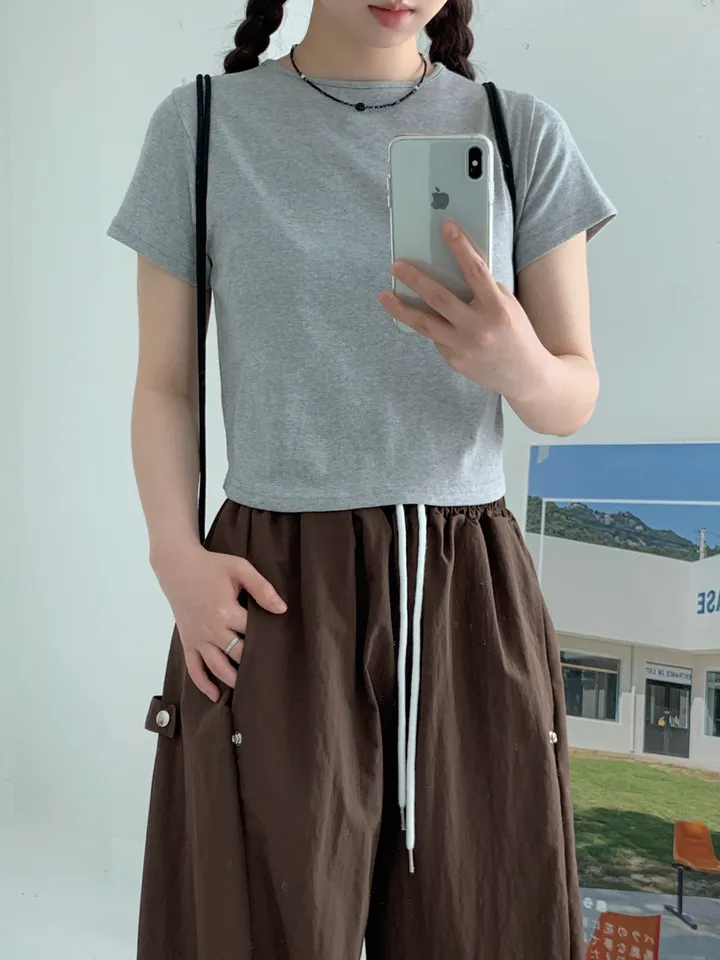 [UNISEX]알로 사이드 스냅 벌룬팬츠 상세 이미지 36