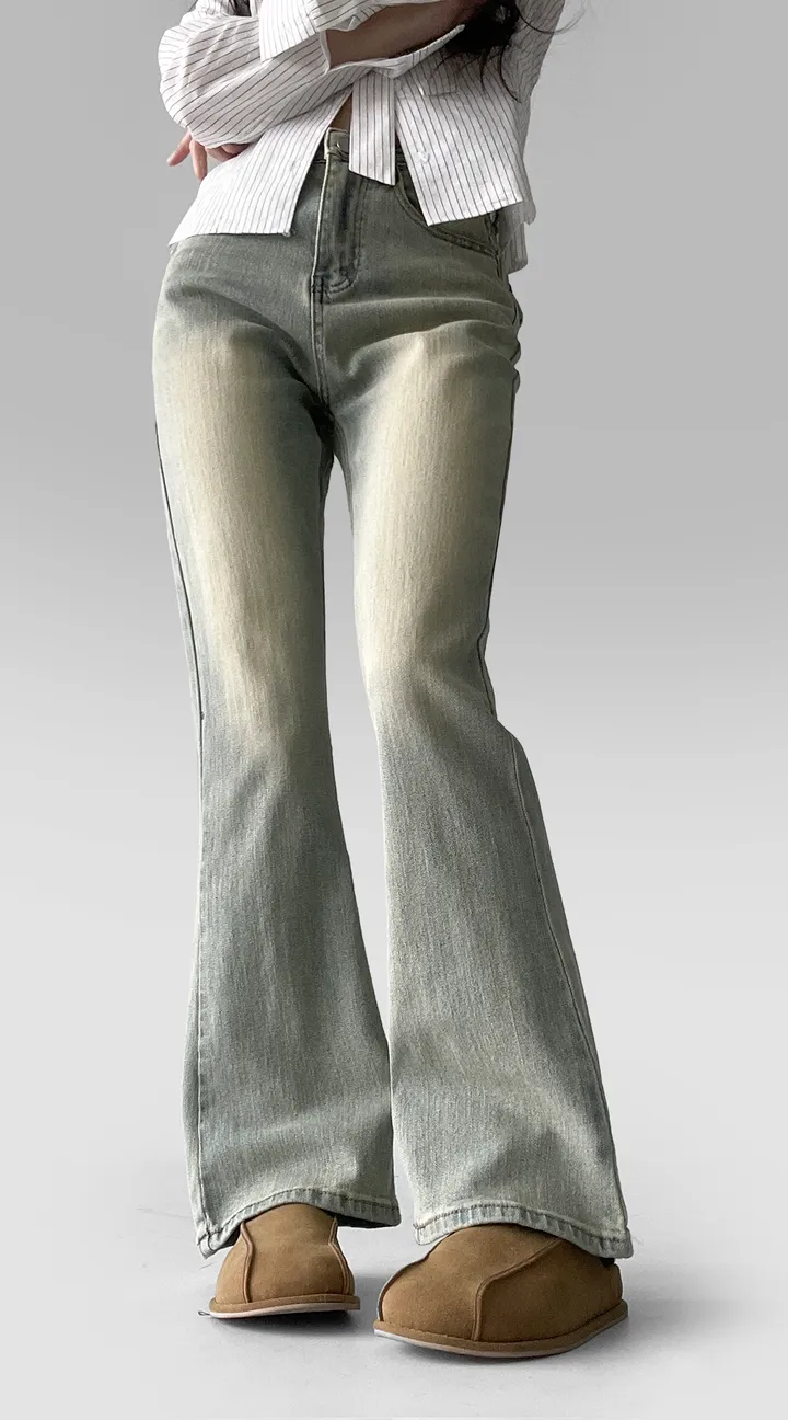 [~XL/2기장] 보헤미안 포켓걸 인어핏 S라인 워싱 부츠컷 데님 팬츠 바지 상세 이미지 55