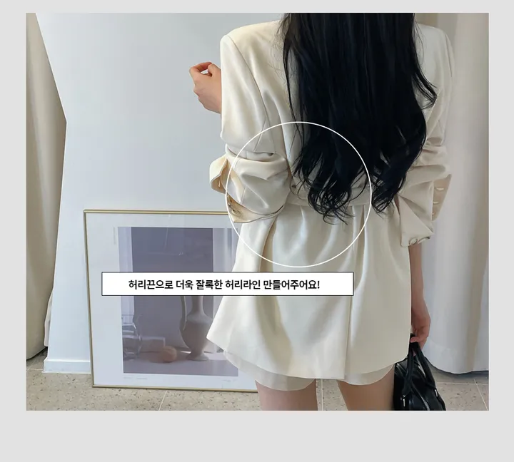 [최저가/당일출고] 라쉬 언발버튼 자켓 상세 이미지 6