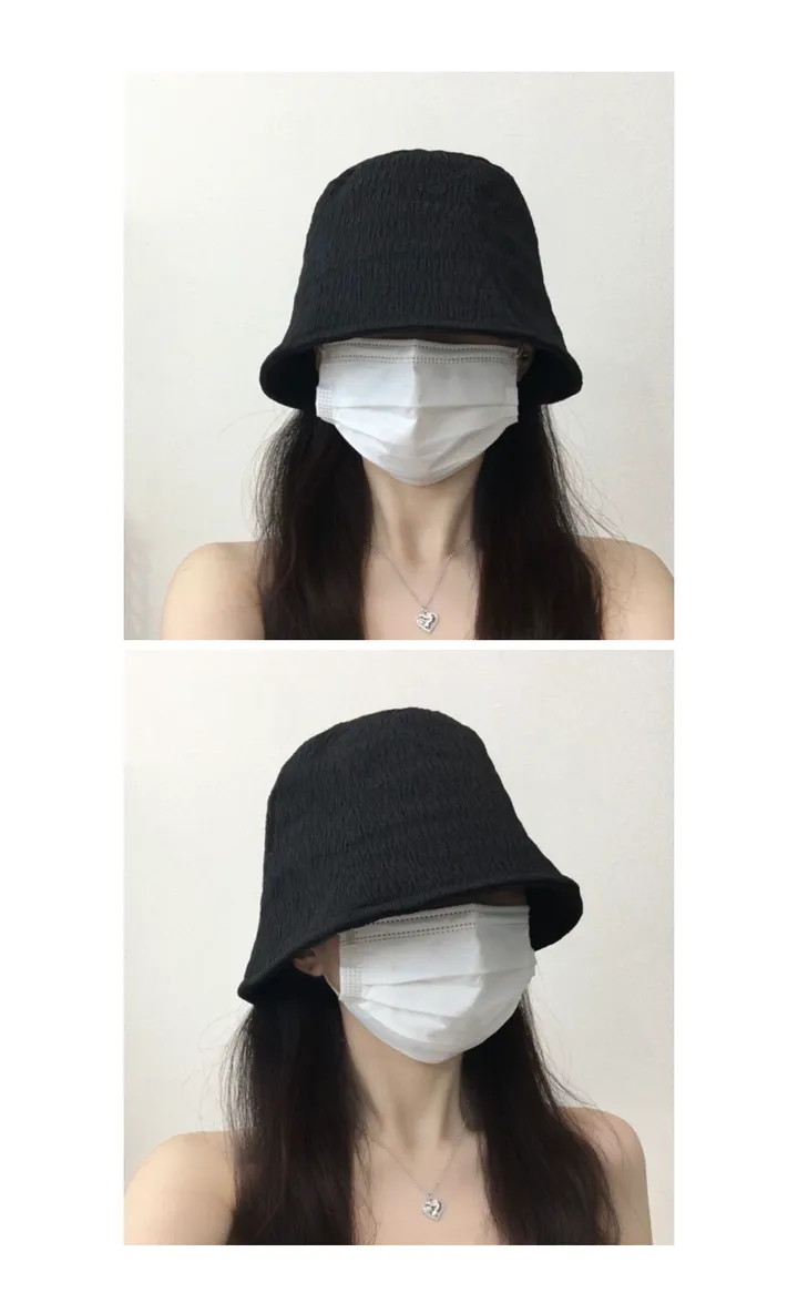 [추가할인/당일출고] 보라빛 주름 벙거지 - 고퀄리티 빅사이즈 연예인핏 데일리 봄 여름 가을 신상 버킷햇 여자 상세 이미지 30