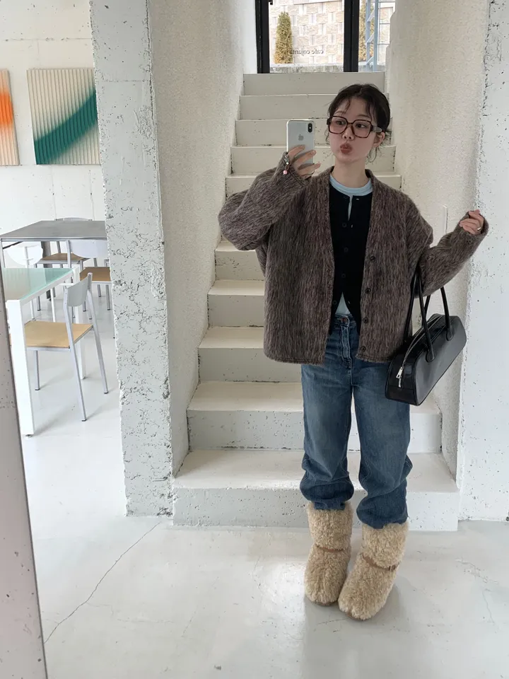 basic round cardigan (5color) 상세 이미지 46