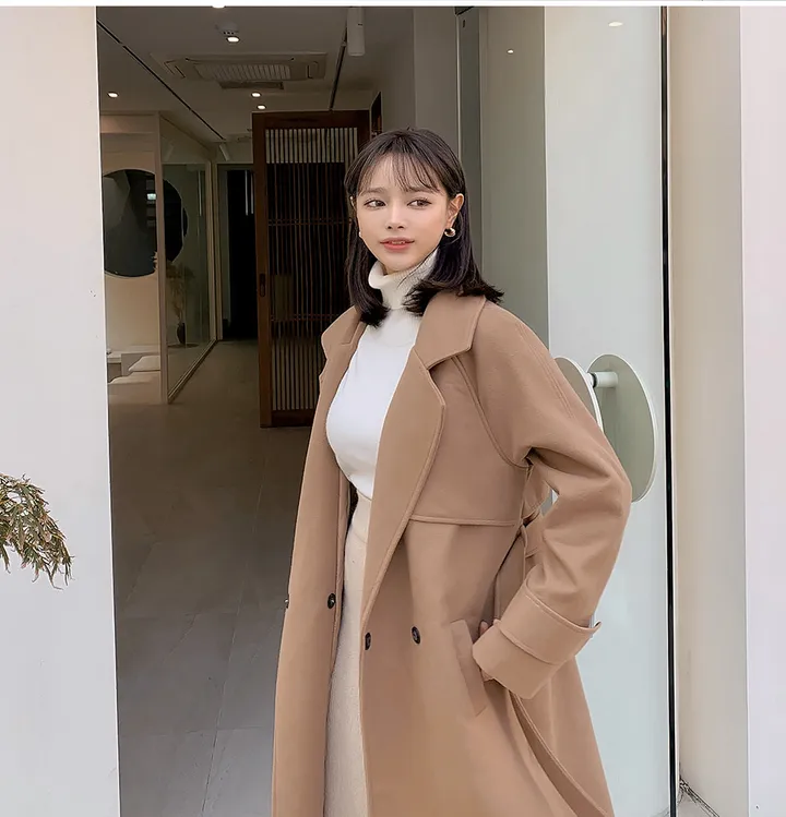[44-120] [3만장 돌파♥] 깔끔한매력 벨트 롱 코트 (누빔안감) 상세 이미지 116