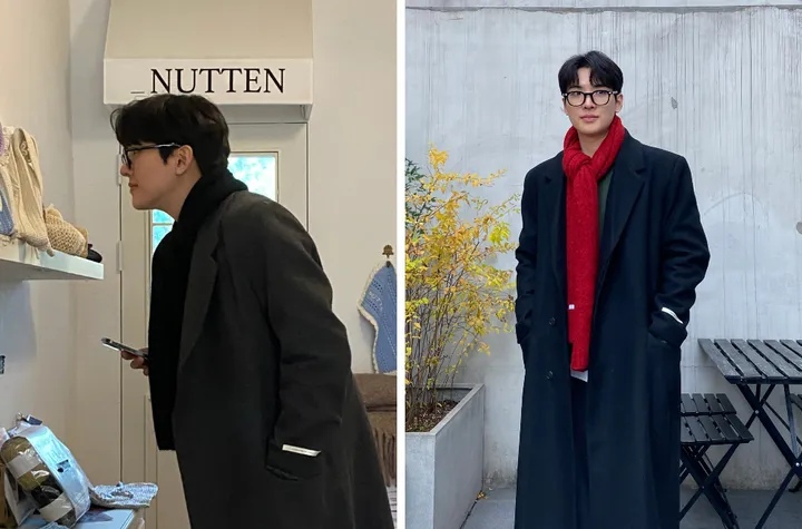 라이트 맥시 울 코트 상세 이미지 1