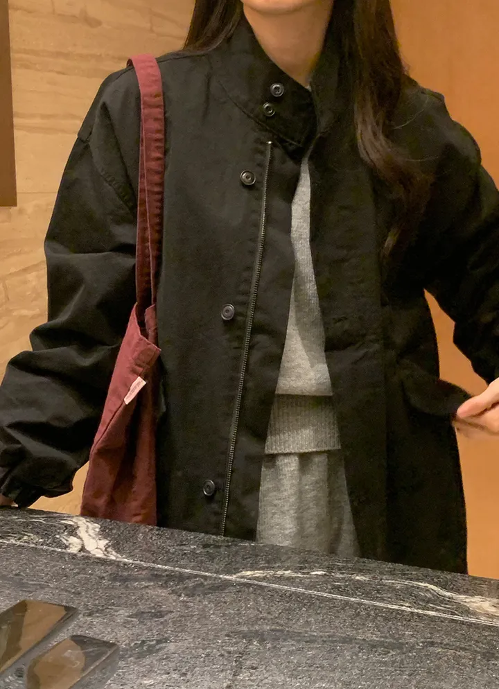 원가이하 세일 반품 교환 불가 야상 박시 루즈핏 봄 자켓 3컬러 가을 봄 옷 여행 점퍼 빅사이즈 남여공용 점퍼 상세 이미지 11