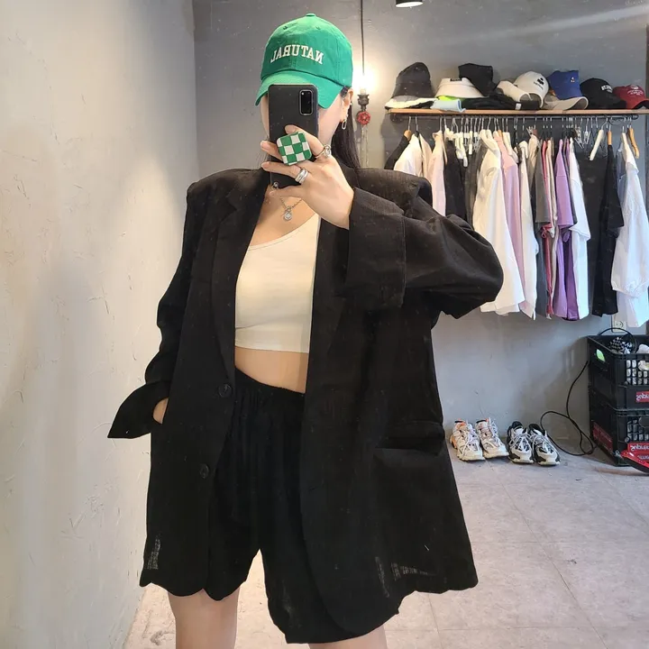 오버핏 대디 린넨자켓 상세 이미지 31