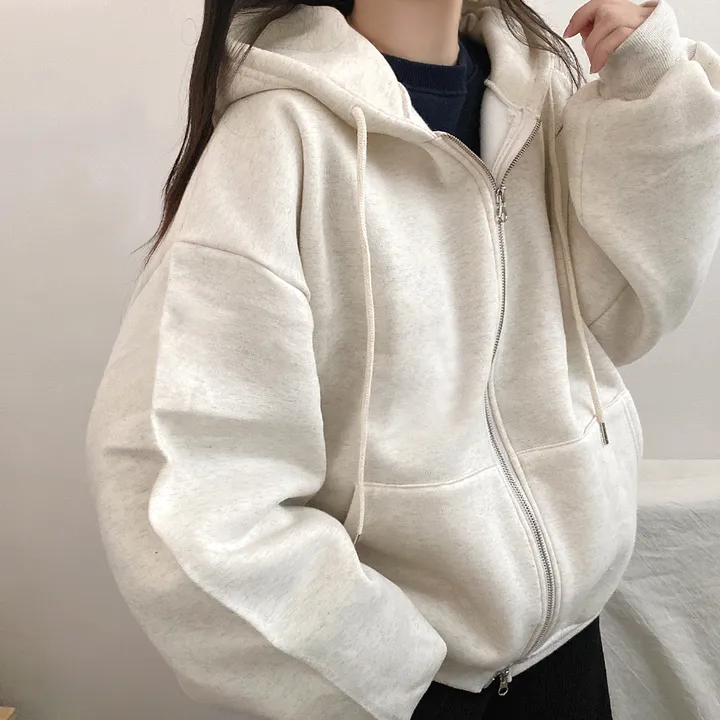 [기모/6color] 마일드 데일리 오버핏 투웨이 무지 후드집업 상세 이미지 28
