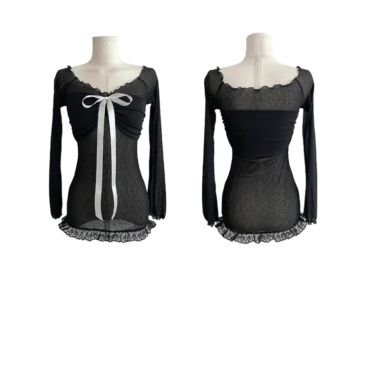 블라우스 차콜 색상 이미지-S3L1