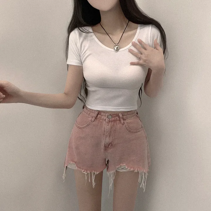 [데일리/꾸안꾸] 여름 필수템, 퓨어 워싱 데미지 데님 숏팬츠 상세 이미지 25
