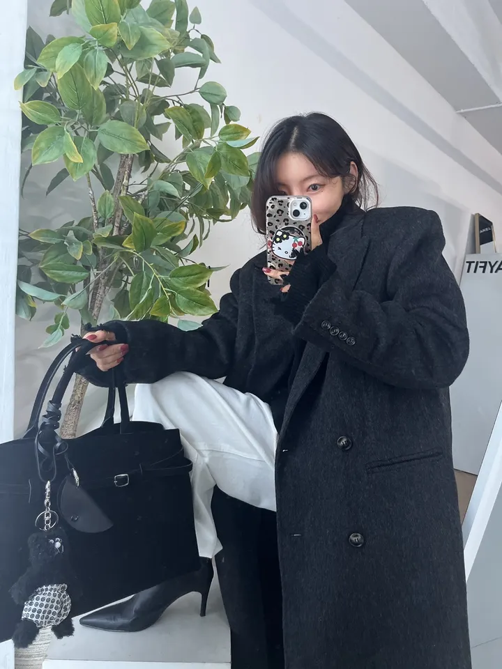 [너무이뻐요/퀄리티보장/도톰,따뜻/겨울신상] 퓨어핸드메이드울코트 (3color) 상세 이미지 22