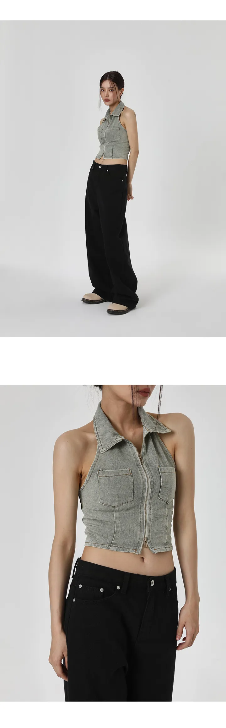 [5만장판매] (UNISEX) 미런 와이드 코튼팬츠 (바지 긴바지 캐주얼 맥시 남녀공용 코튼 데일리 대학교 개강룩 새학기 봄) 상세 이미지 5