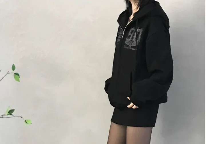 (기모없는버전) 빈티지 후드집업 2color 간절기 아우터/투웨이집업 상세 이미지 50